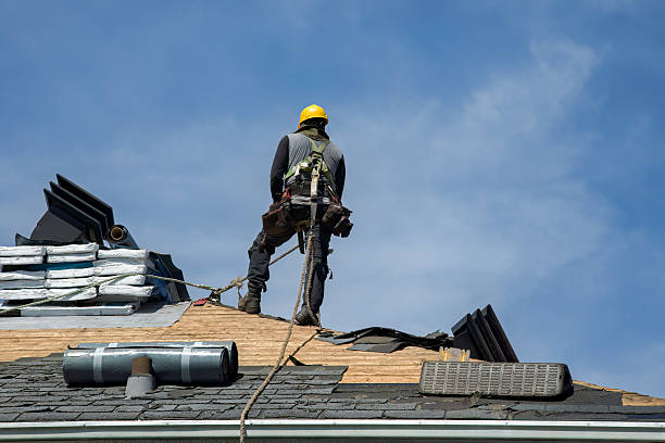 Professional Flat Roof Repair technician working in Sussex, WI